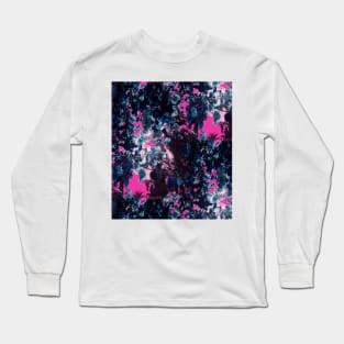 Abstract floral texture impressionism artwork Long Sleeve T-Shirt